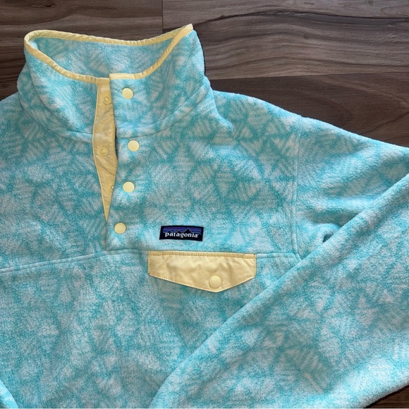 Blue Patagonia Synchilla Pullover - Picture 2 of 2